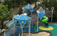 The HuaDongPlay amusement net rope climbing project was successfully completed