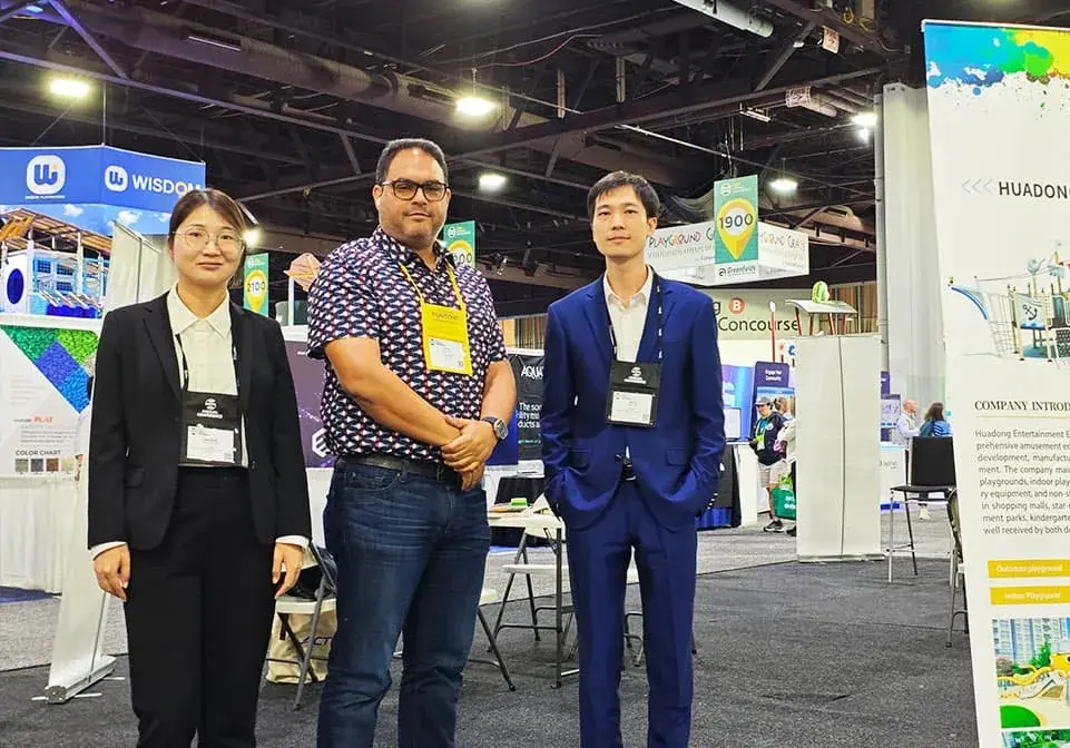 HuaDongPlay Amusement Ends Perfectly at the 2024 National Recreation & Park Facilities Exhibition