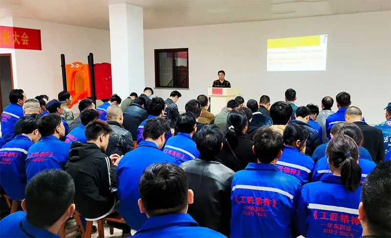 Safety production is no trivial matter, and HUADONG Amusement carries out employee safety training