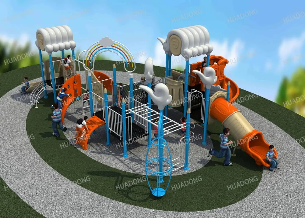 Auspicious Cloud Inverted House Outdoor Slide HD-HMH018