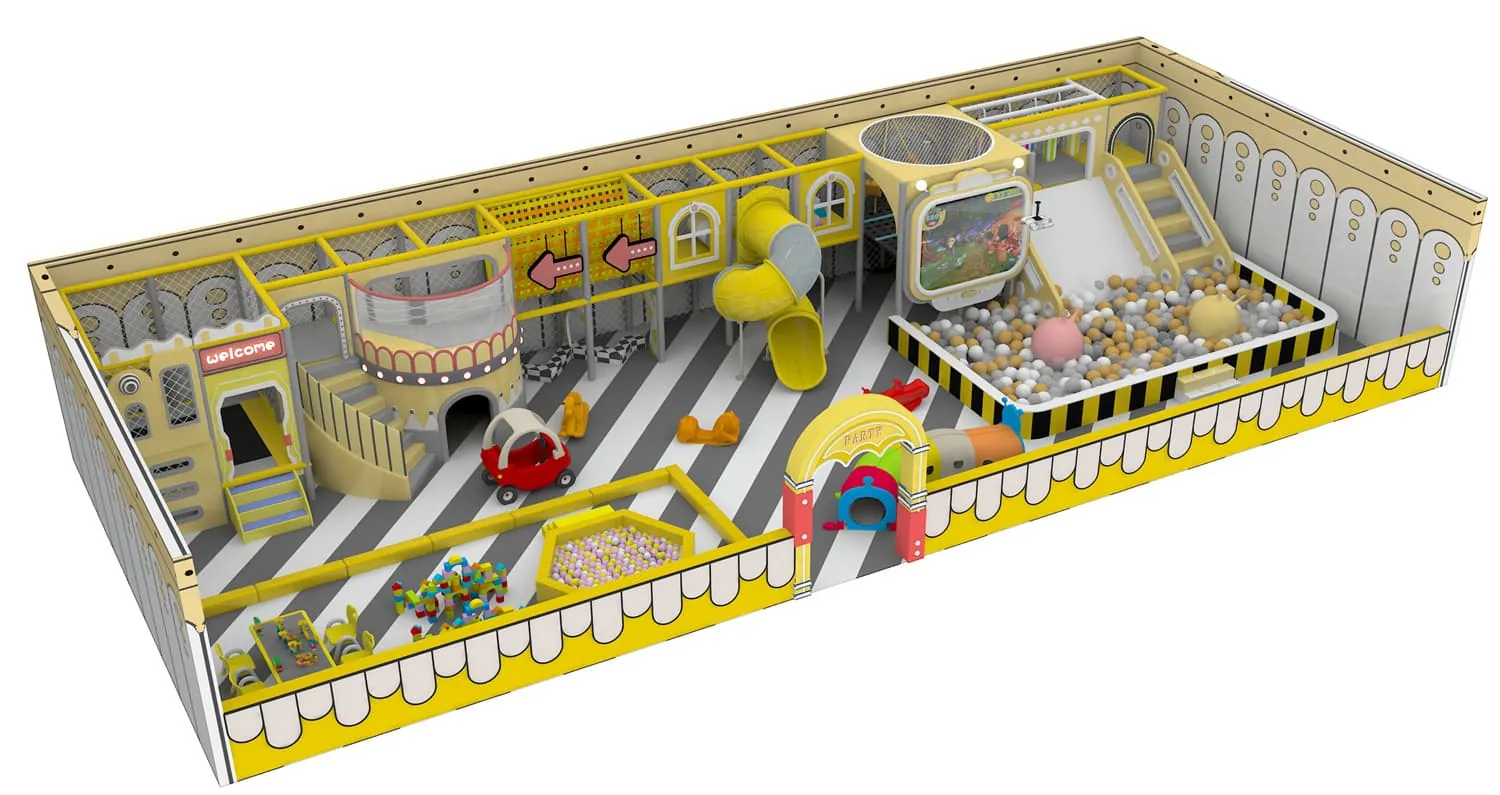 Colorful Series Family Fun Theme Indoor Naughty Castle Children's Paradise HD-TTB102