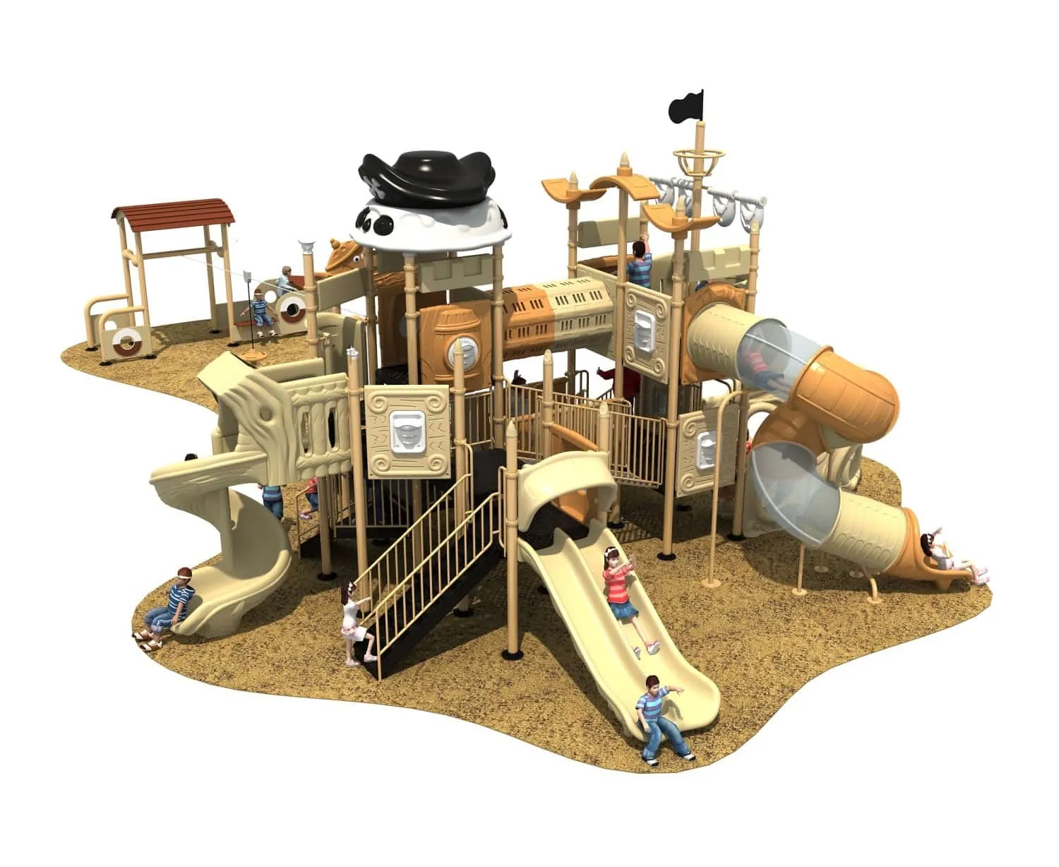 Pirate Ship Series Combination Slide HD-HDD029