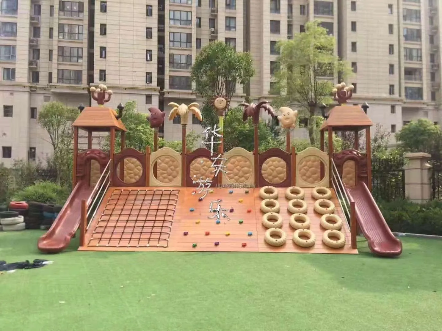 Zhengzhou Real Estate Community Wooden Playground Project