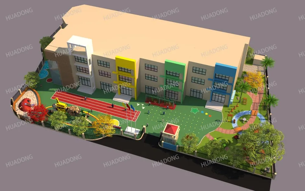 Kindergarten Overall Space Planning Scheme