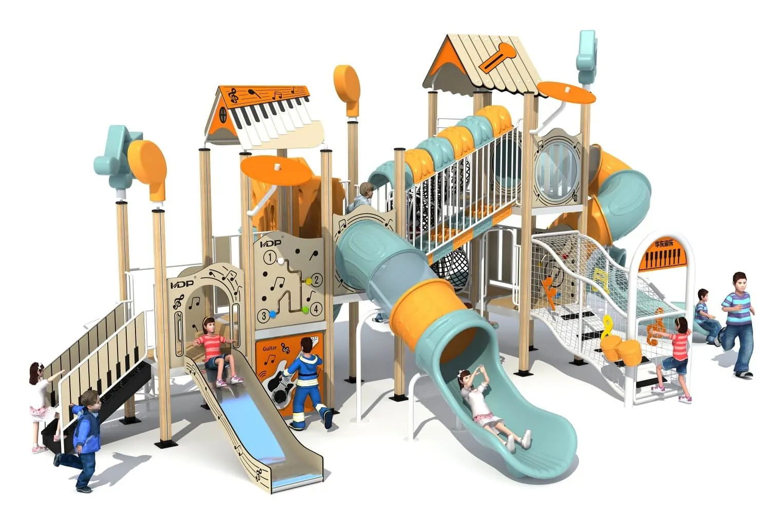 Fantasy in Vibrant Hues Series Combination Slide HD-LSM007