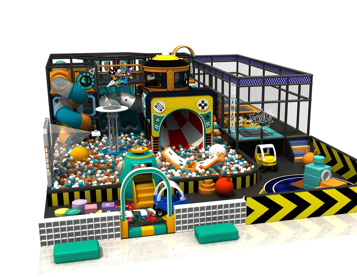 Tech World Series Indoor Naughty Castle Playground HD-TTB135