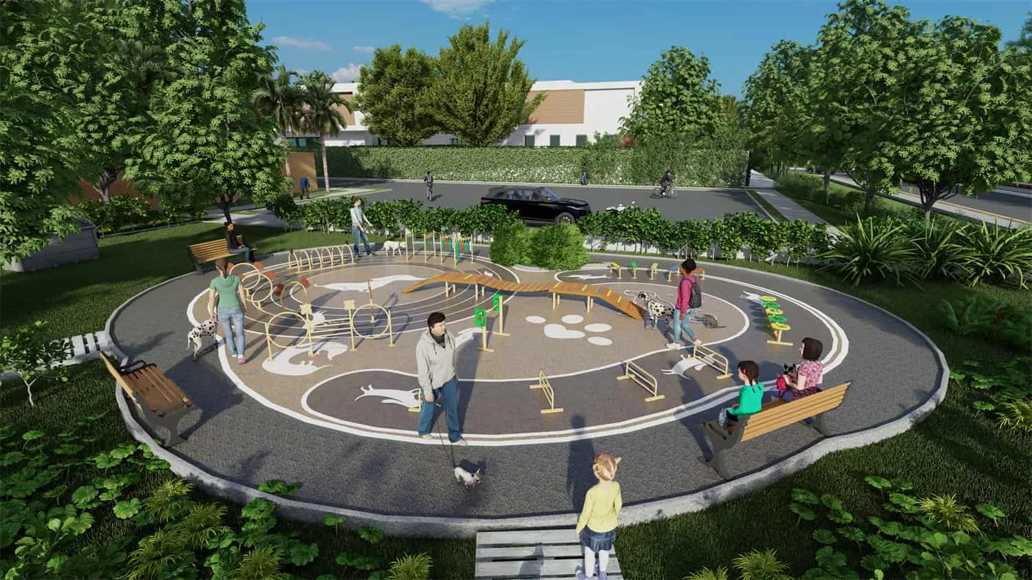 HUADONG Amusement Pet Playground Series HD-HCW001