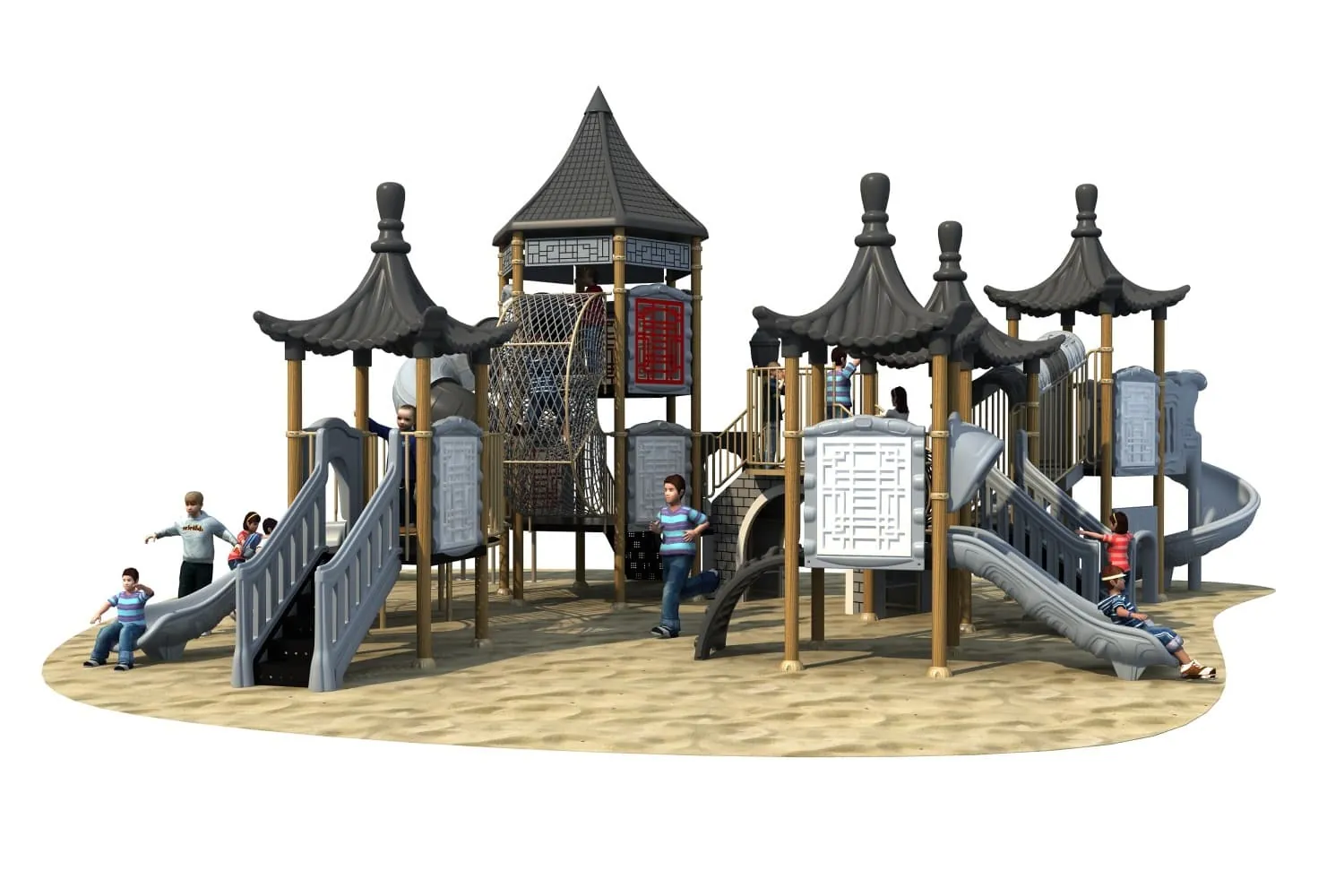 Chinese-st<x>yle combination slide HD-HZG011</x>