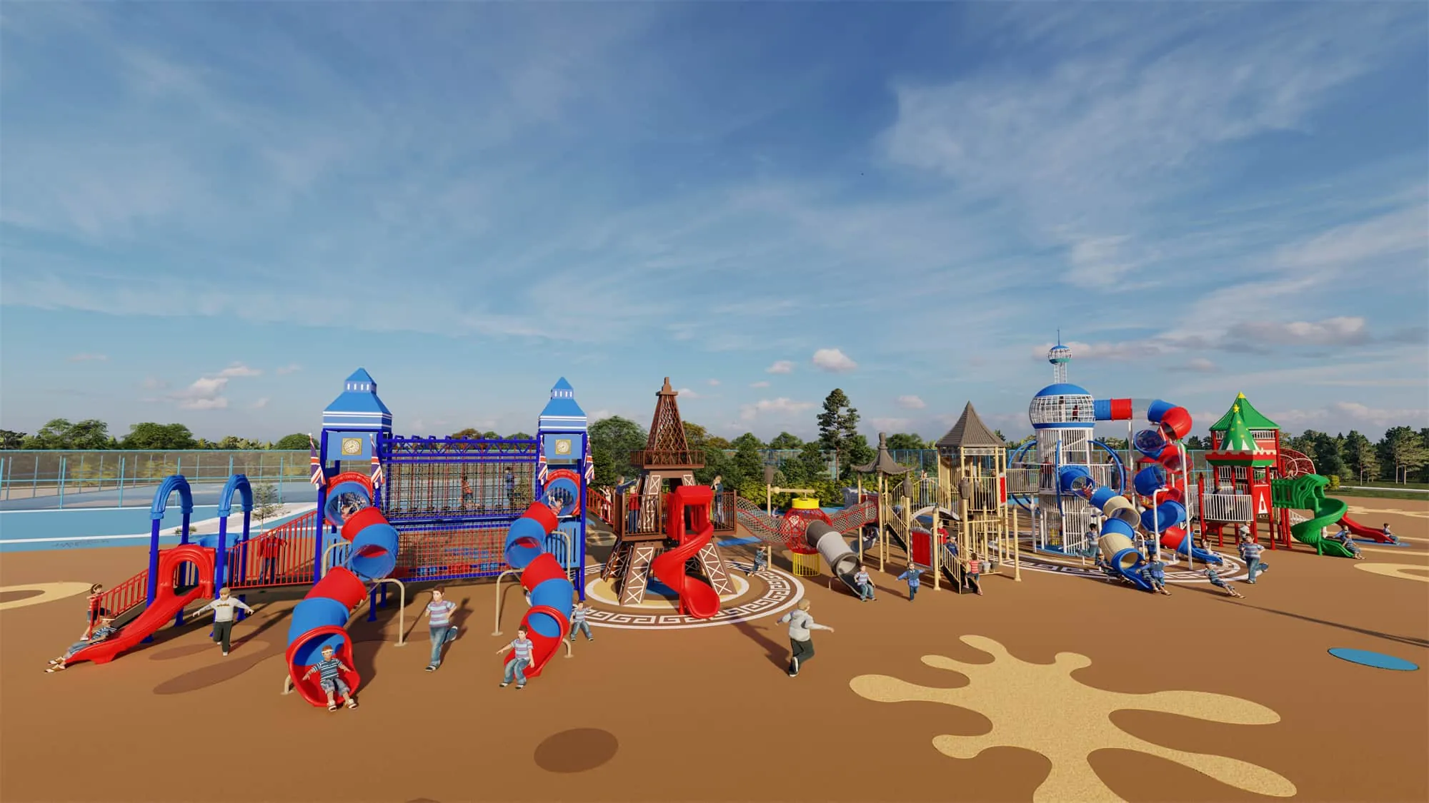 Transnational Dream HD-HKG016-Children‘s Slide Slide Combination