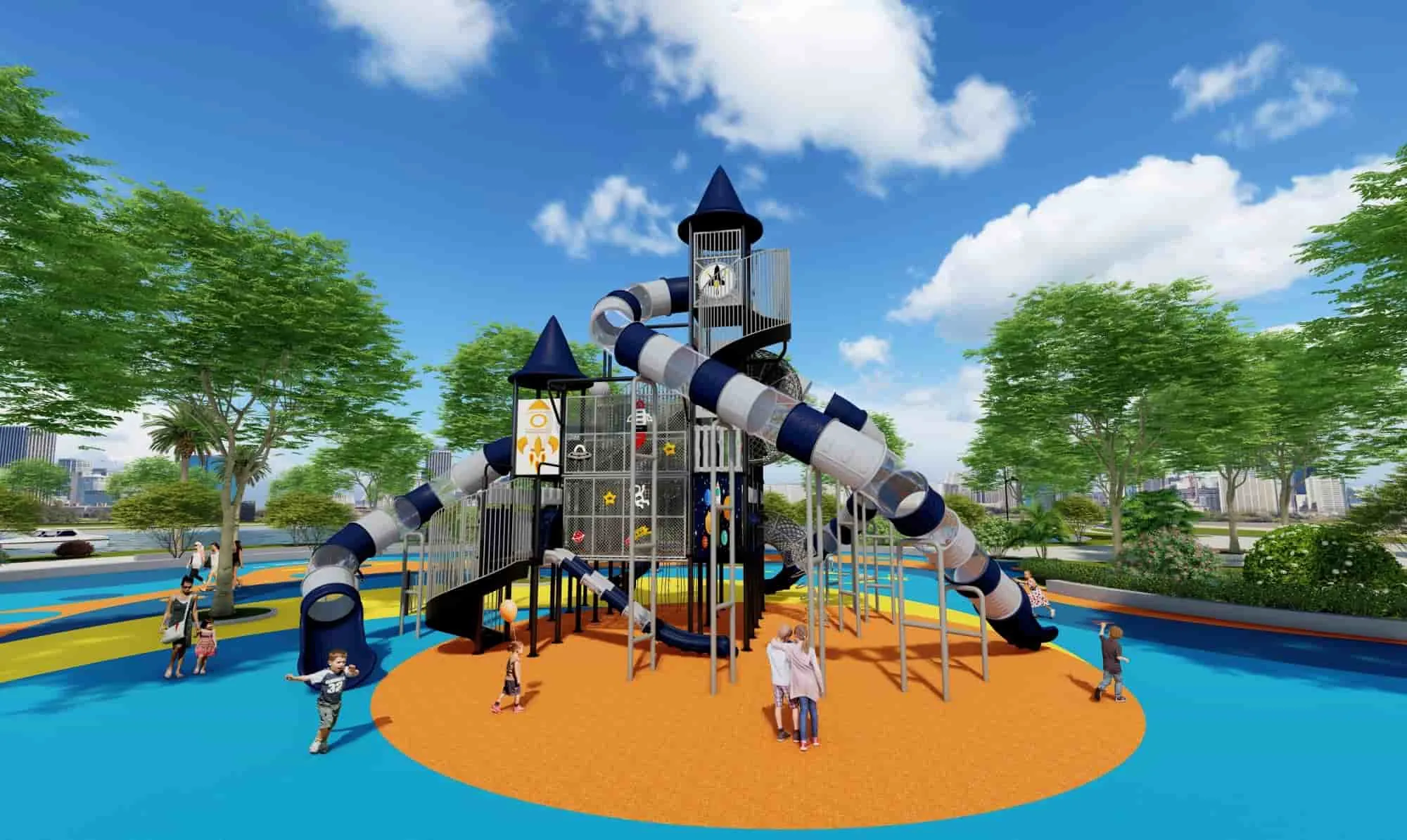 Spacecraft Launch Pad Non-Standard Customization HD-DZT092