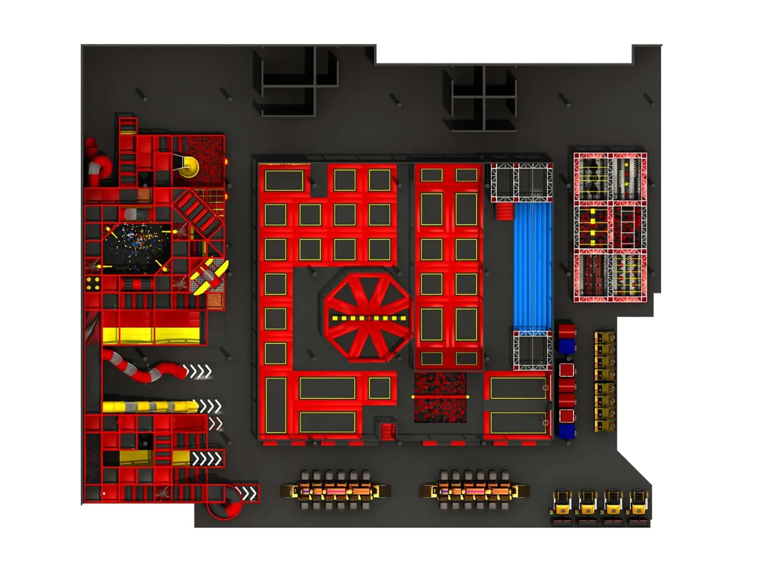 Comprehensive Combination Trampoline Playground HD-SBC041