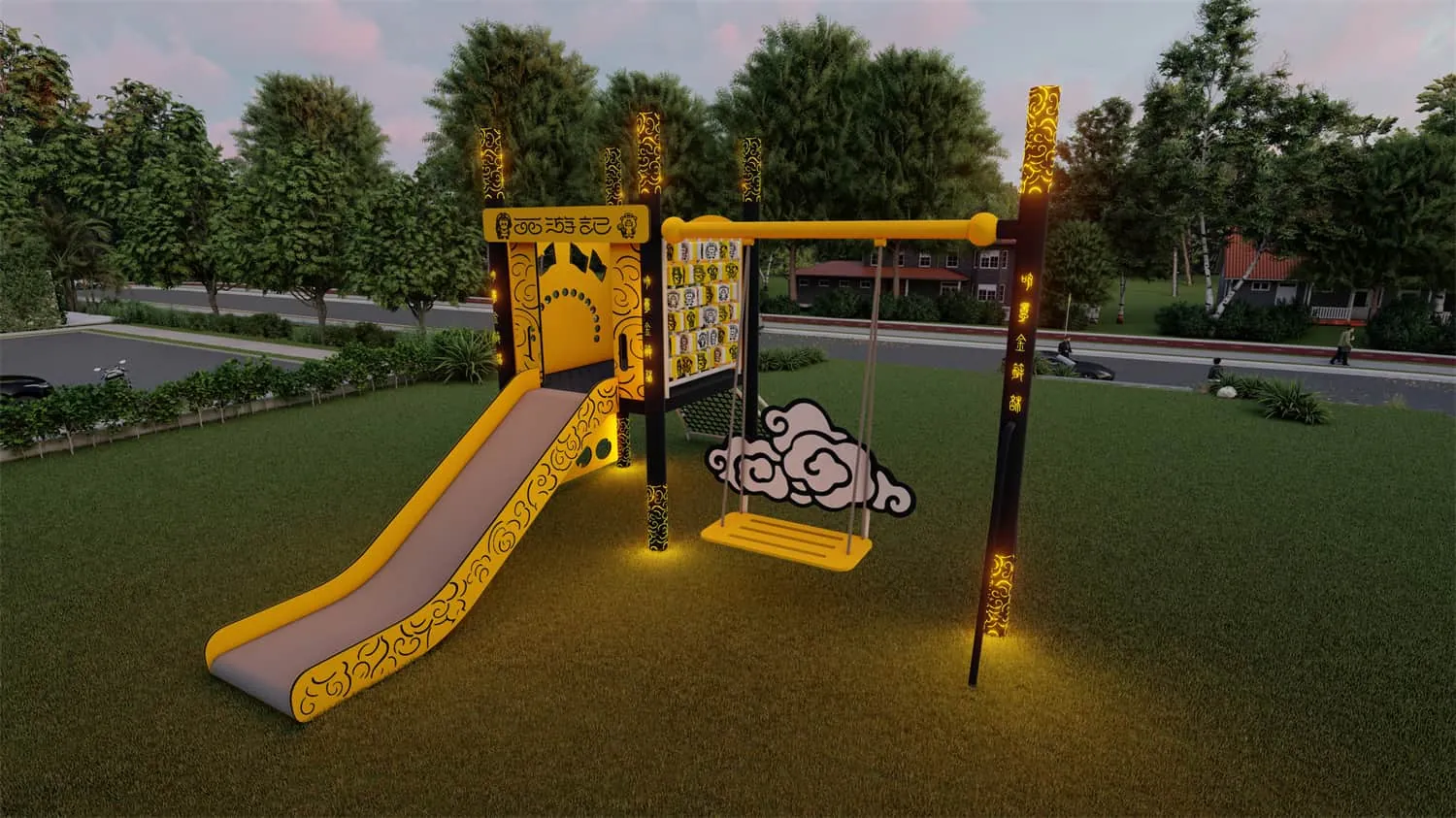 PE Board Series Outdoor Slide HD-LPE063