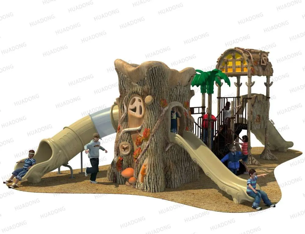 Ancient tribe HD-HYL007-Children's Slide Slide Combination