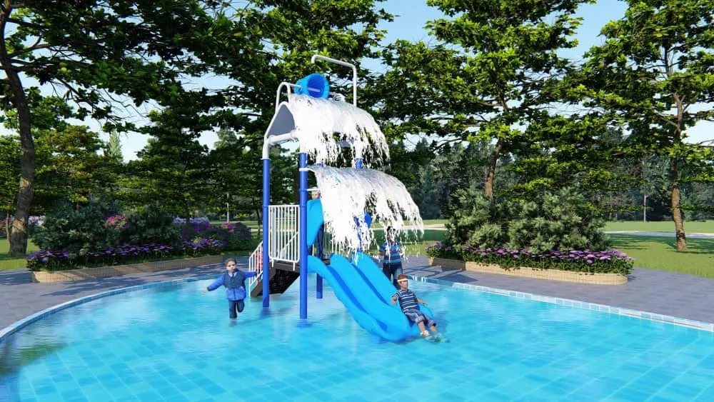 Water Park HD-LSH019 - Children's Slide Slide Combination