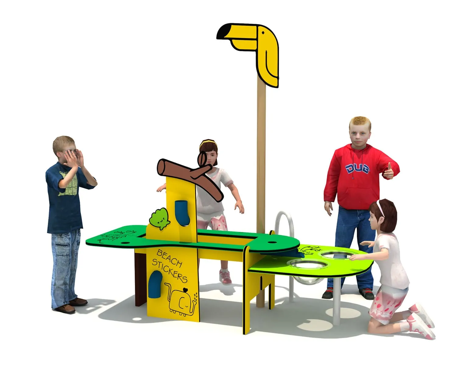 Water Park HD-MSS035 - Multipla<x>yer Water Play Table</x>