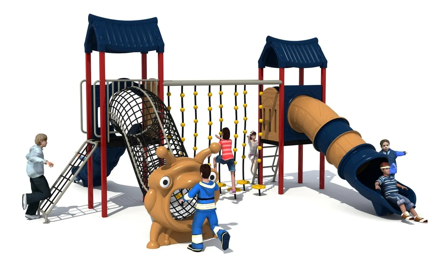 Garden Series HD-LHY029 - Children's Slide Slide Combination