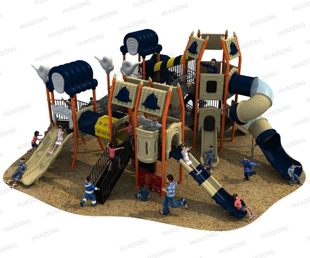 Auspicious Cloud Inverted House HD-HMH001-Children's Slide Slide Combination