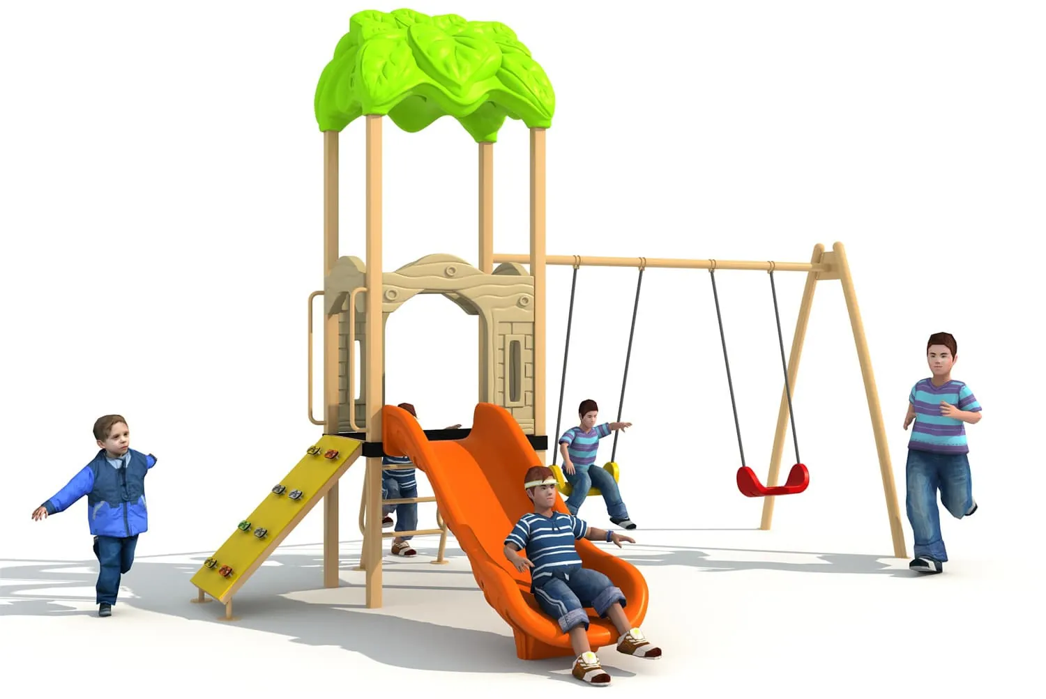 Garden Series HD-LHY045 - Children‘s Slide Slide Combination