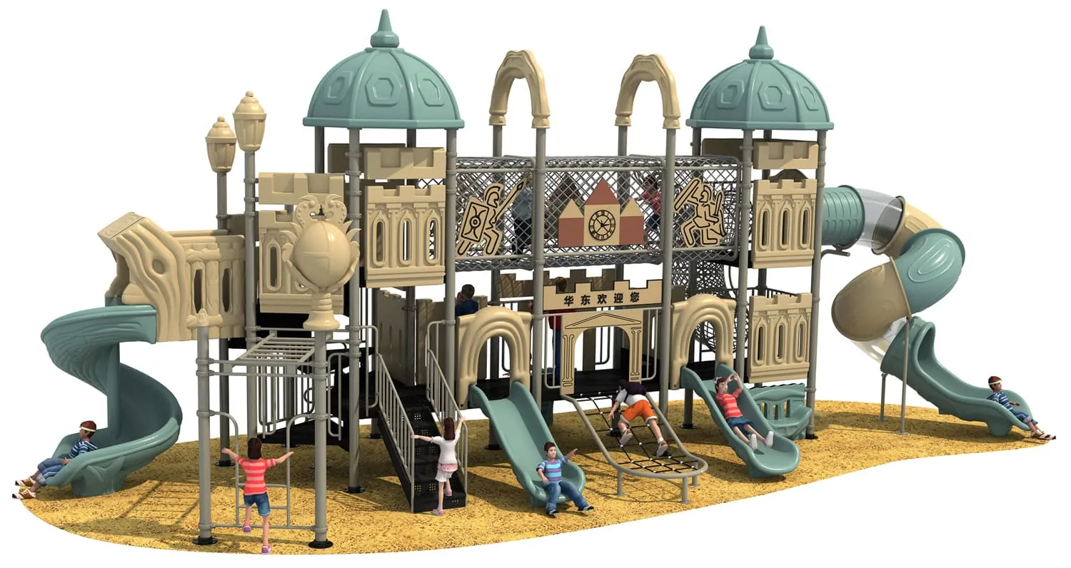 European-Korean Castle HD-HOH021 - Children‘s Slide Slide Combination