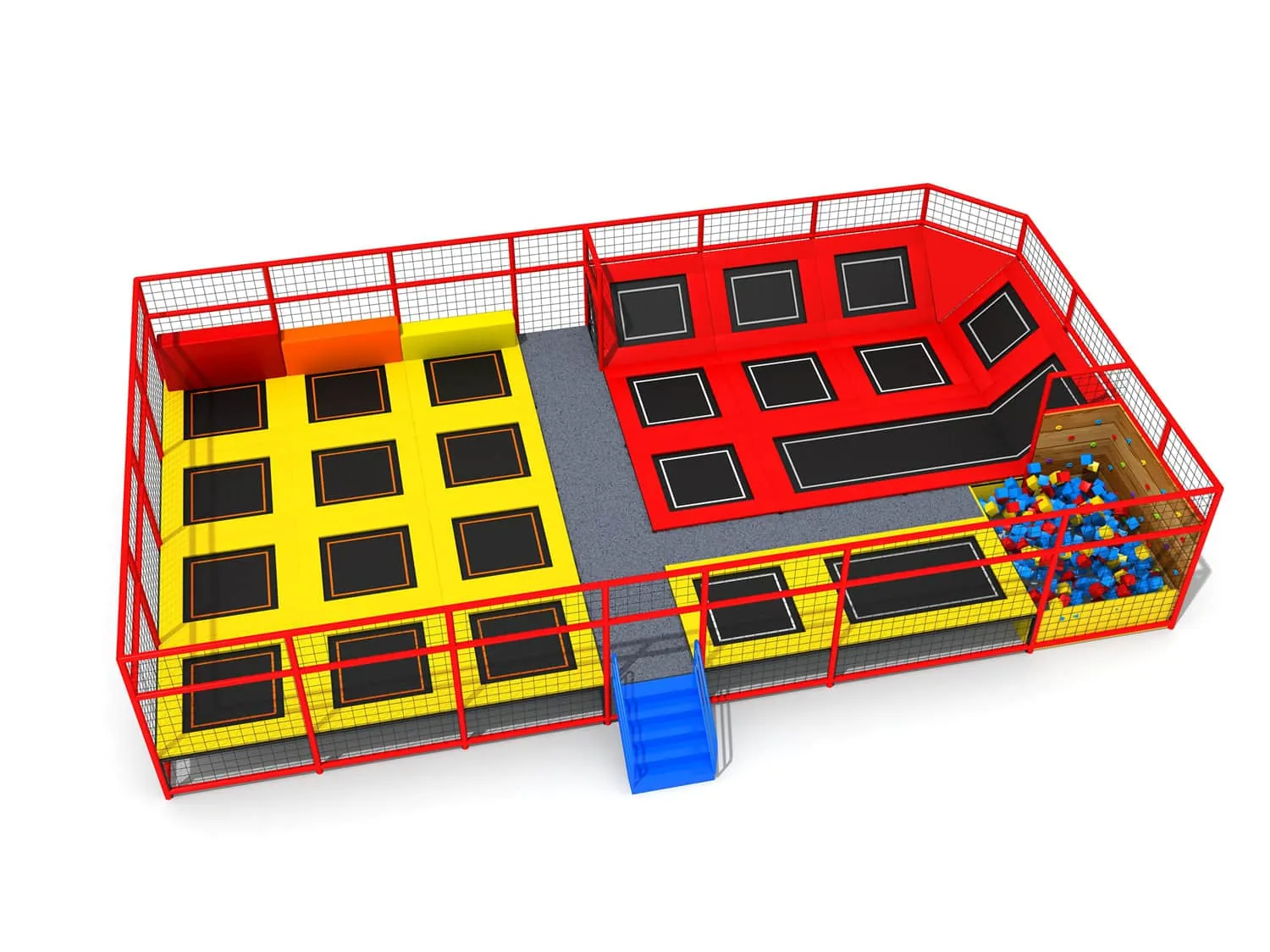 Comprehensive Combination Trampoline Playhouse HD-SBC054