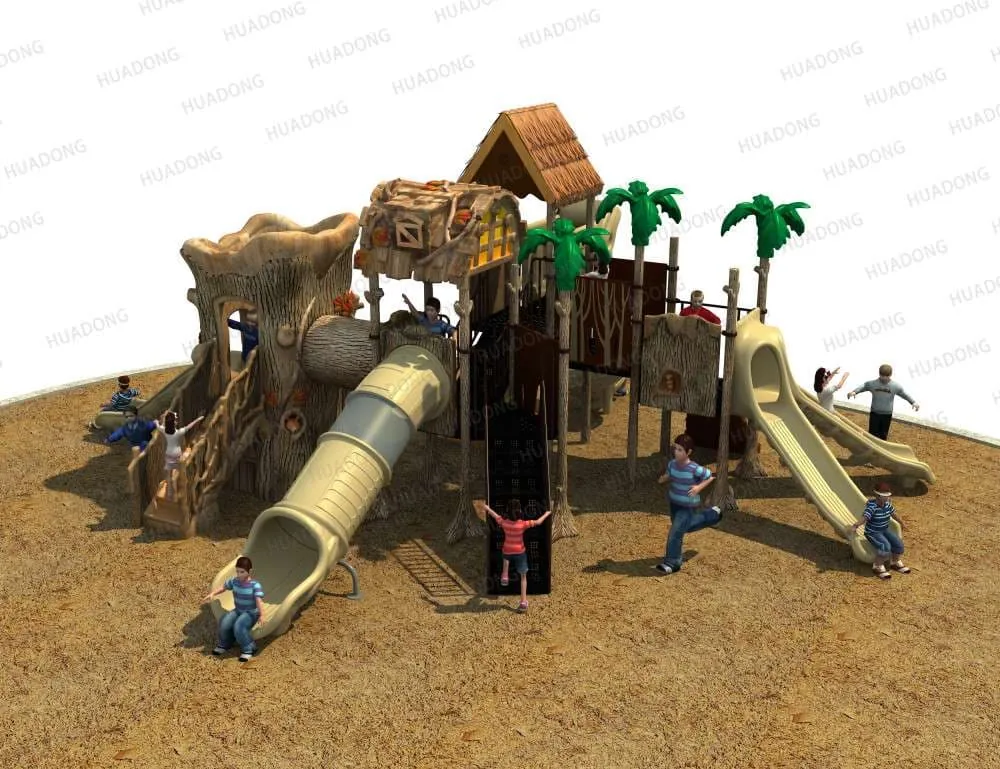 Ancient tribe HD-HYL001-Children's Slide Slide Combination
