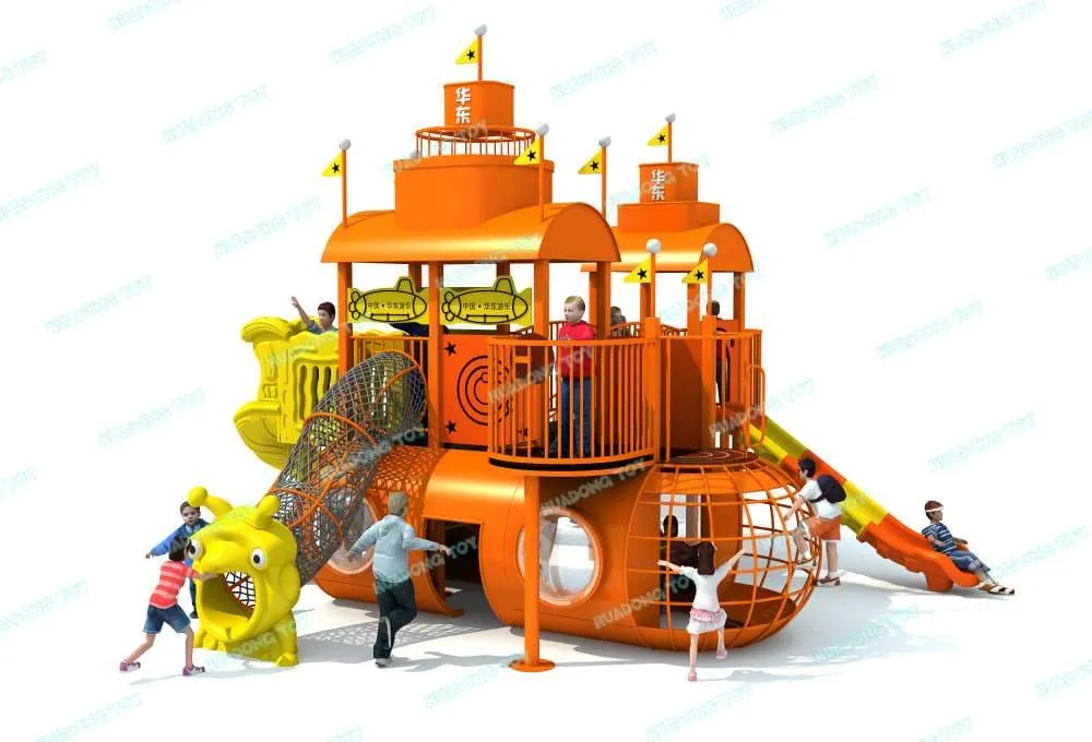 Theme Landscape Park HD-QJG008 - Children's Slide Slide Combination