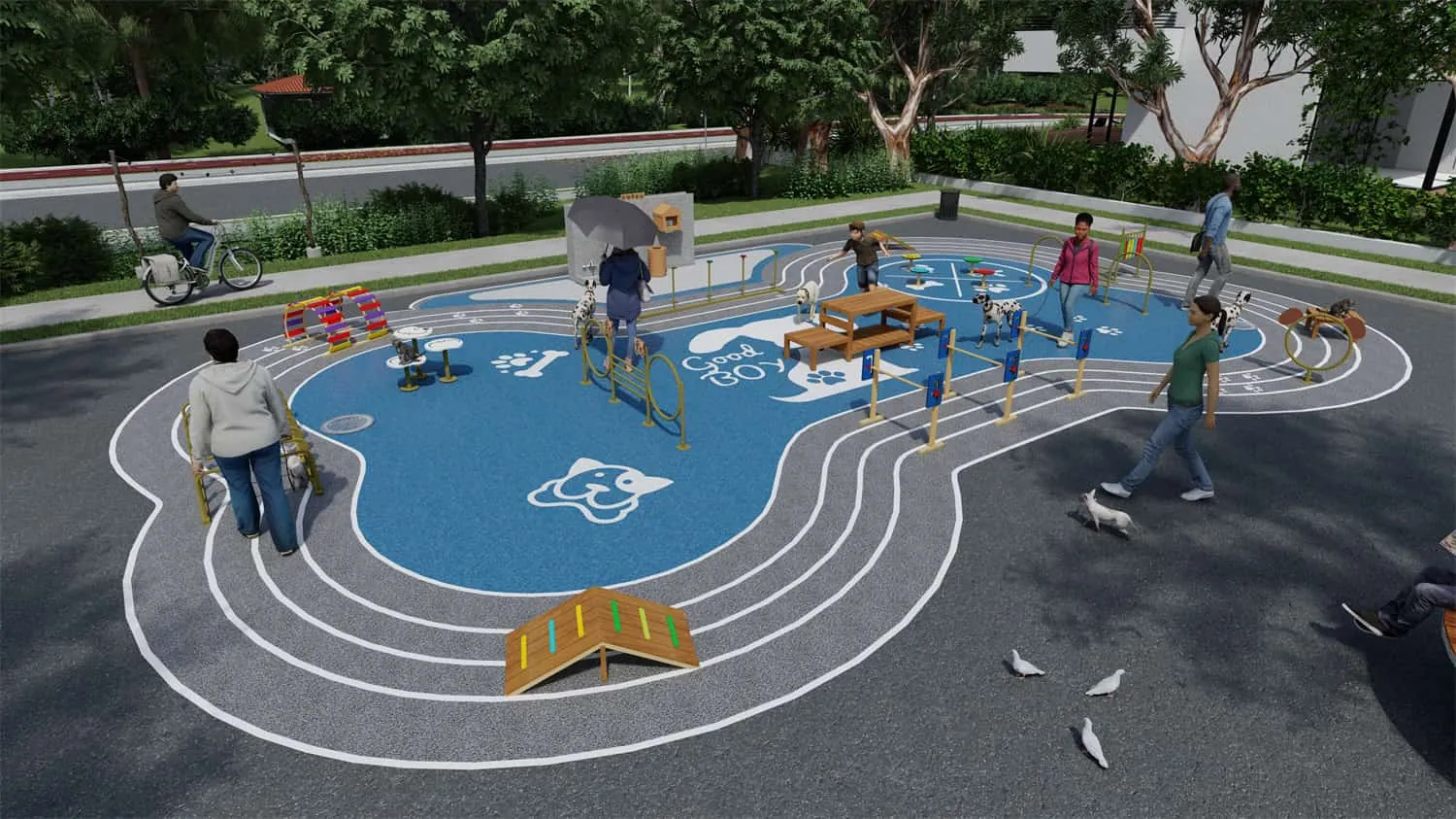 HUADONG Amusement Pet Playground Series HD-HCW003