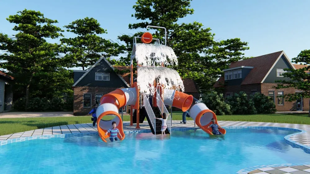 Water Park HD-LSH020 - Children's Slide Slide Combination