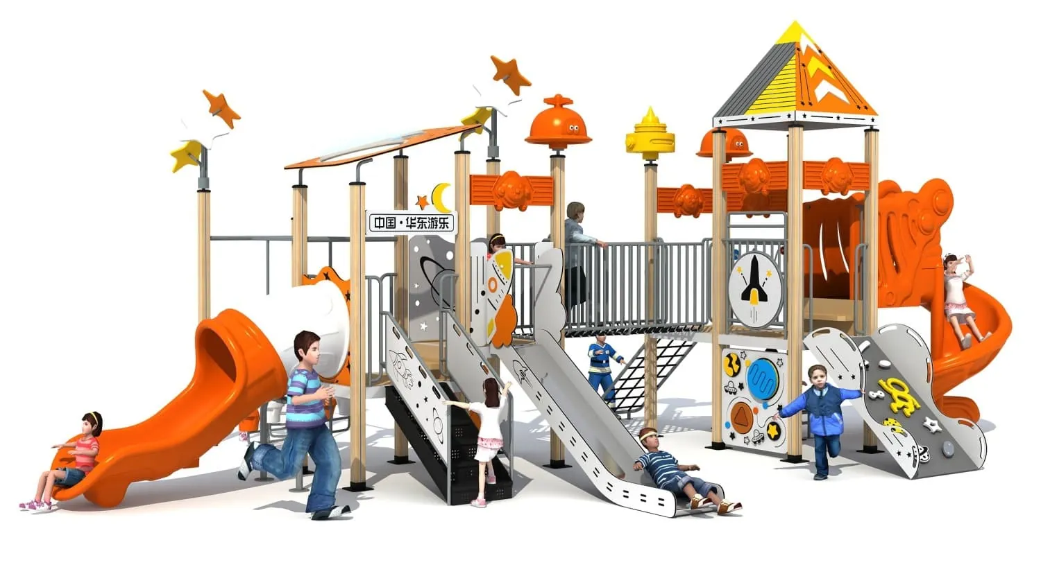 Fantasy in Vibrant Hues Series Combination Slide HD-LSM006