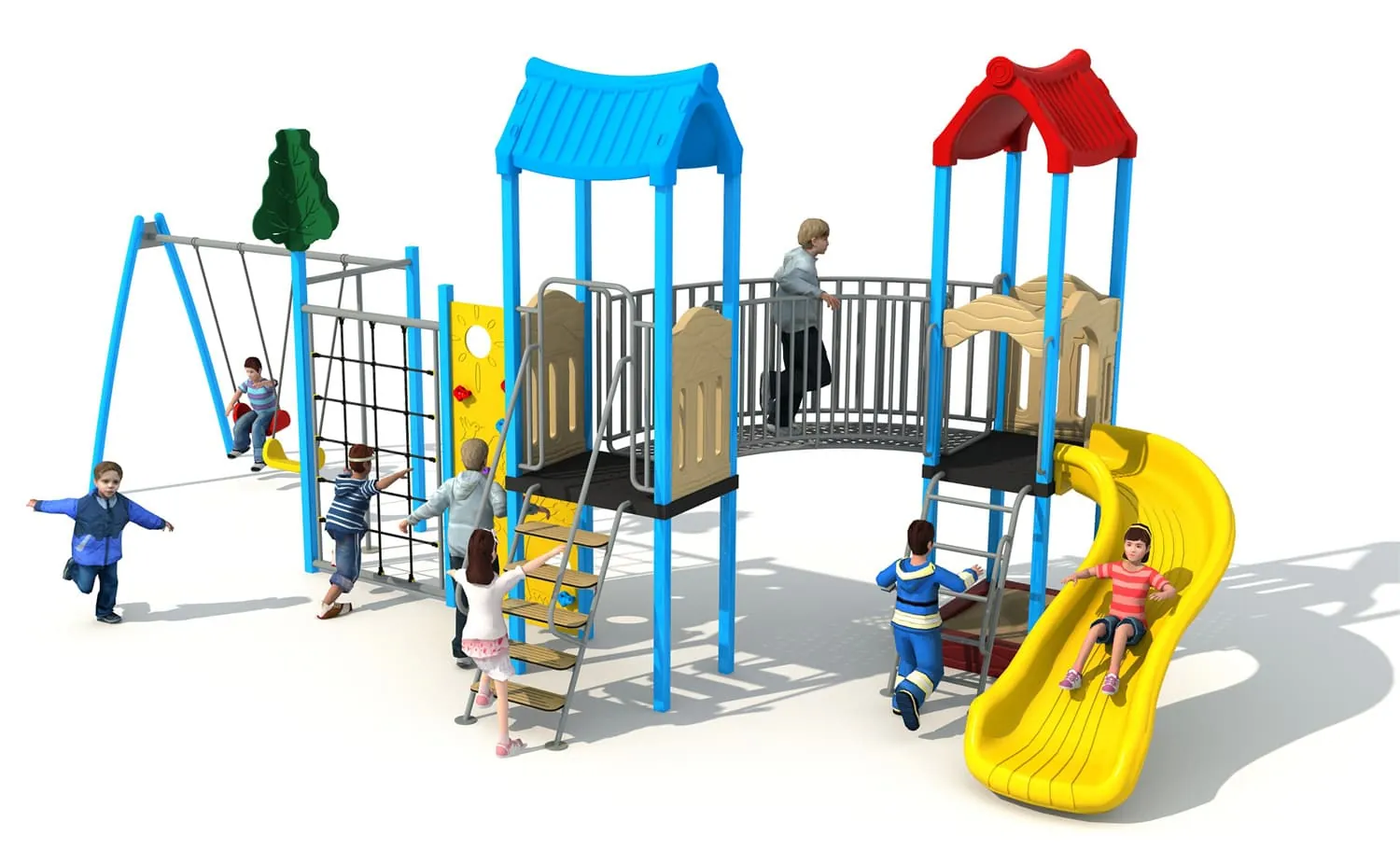 Garden Series HD-LHY030 - Children‘s Slide Slide Combination