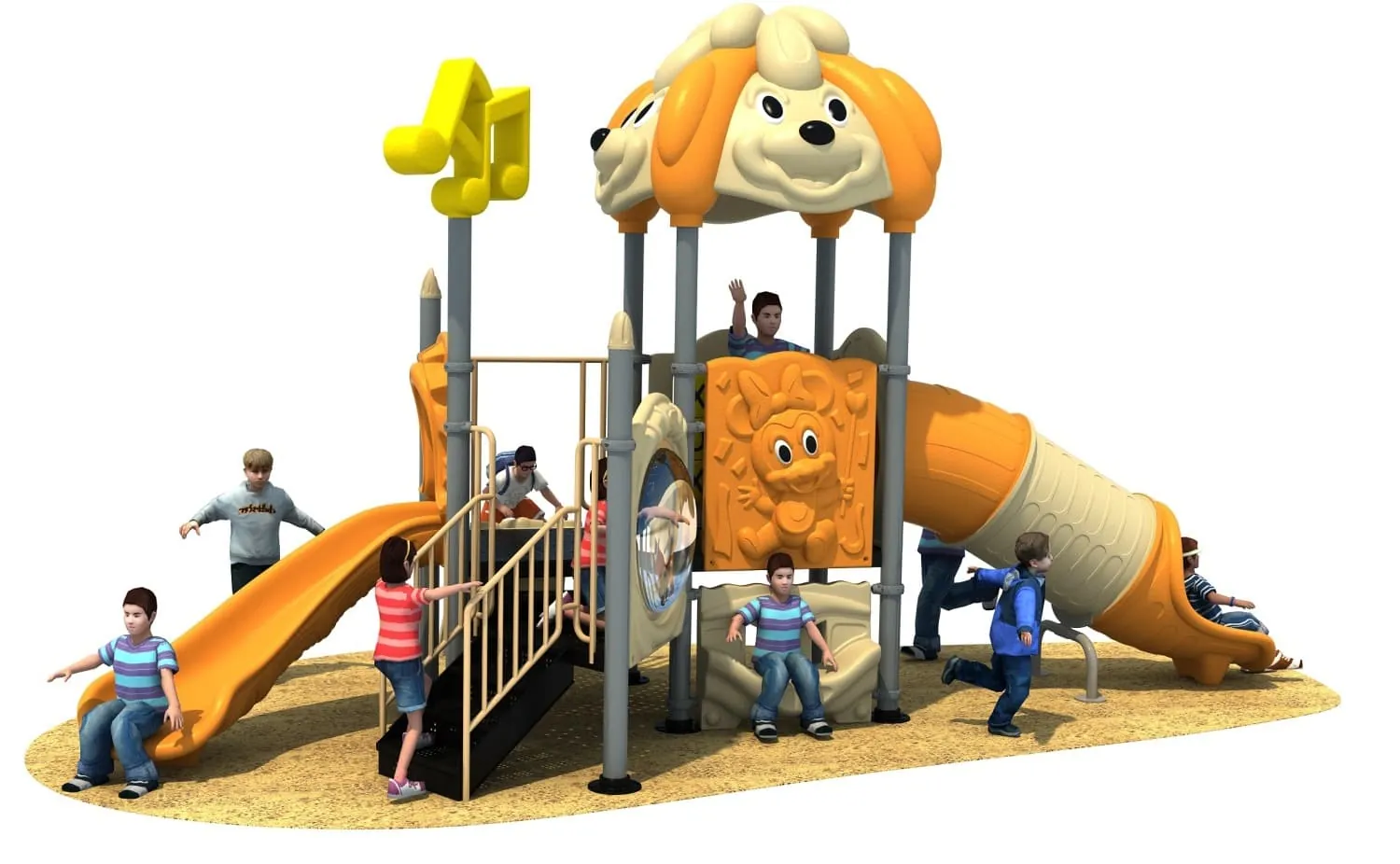 Happy Mouse HD-HDL009 - Children's Slide Slide Combination