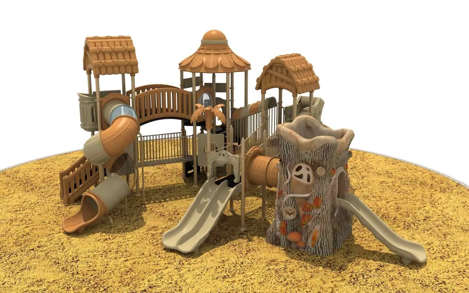 Ancient Tribe Children's Slide Slide Combination HD-HYL023