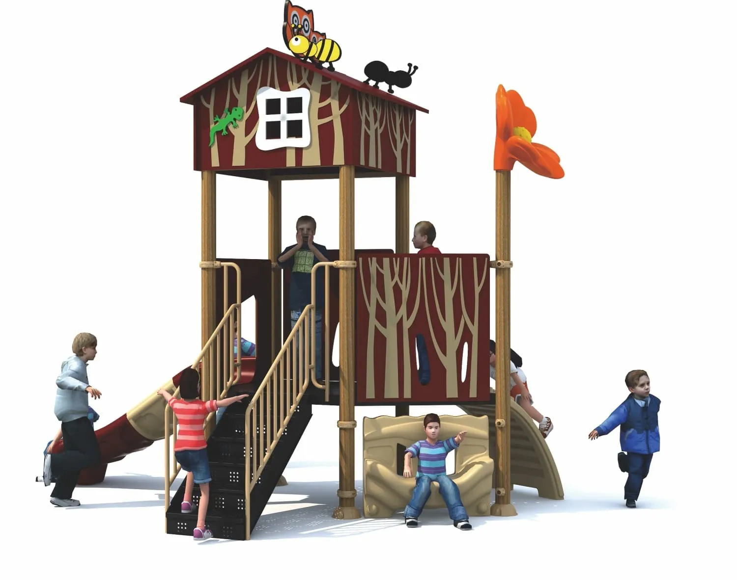 PE Board Series Outdoor Slide HD-HPE040