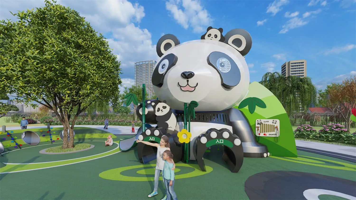 Giant Panda Theme Park HD-QXM027