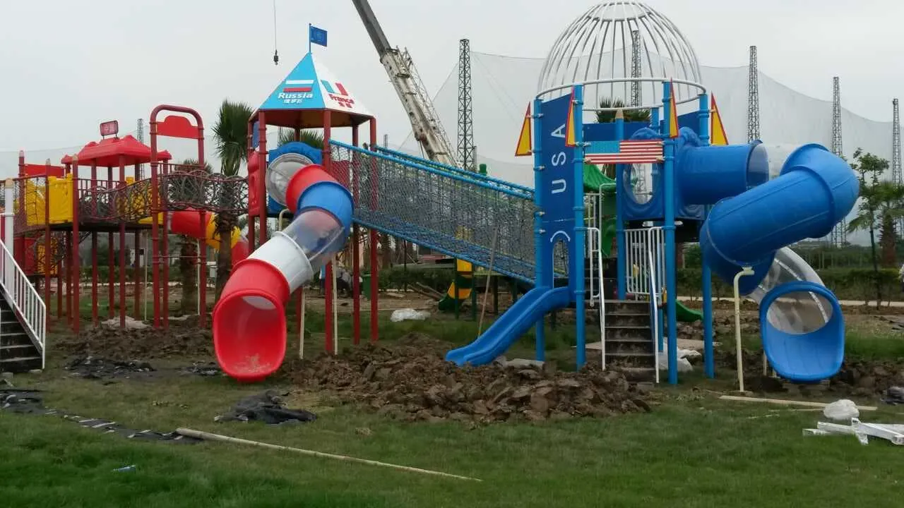 European-Korean Castle Outdoor Slide