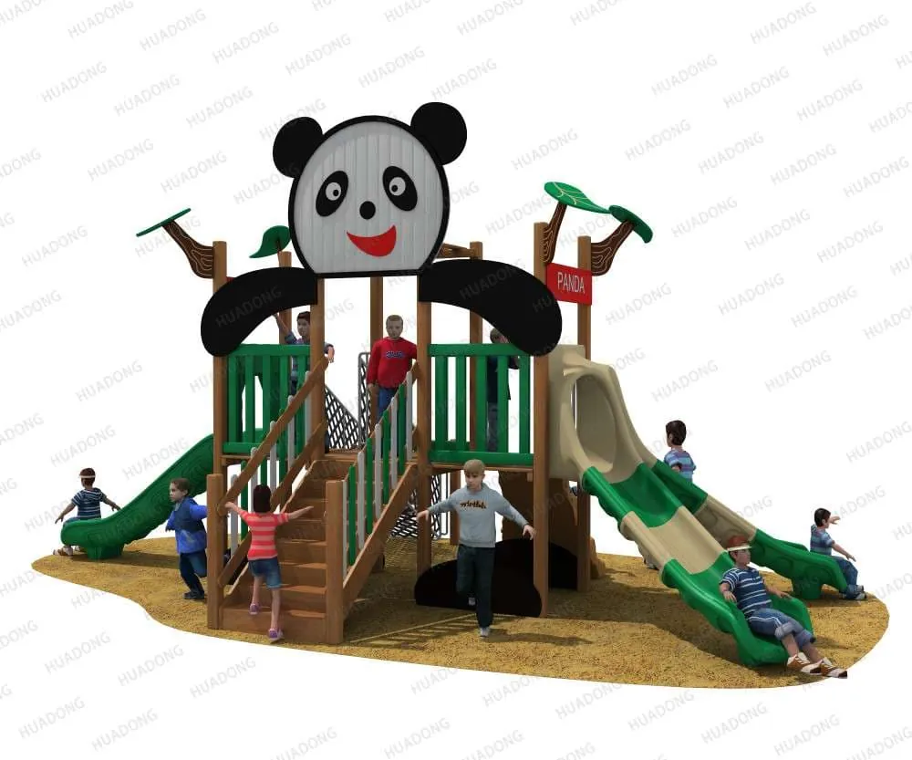 Giant Panda Theme Park HD-QXM017 - Children's Slide Slide Combination