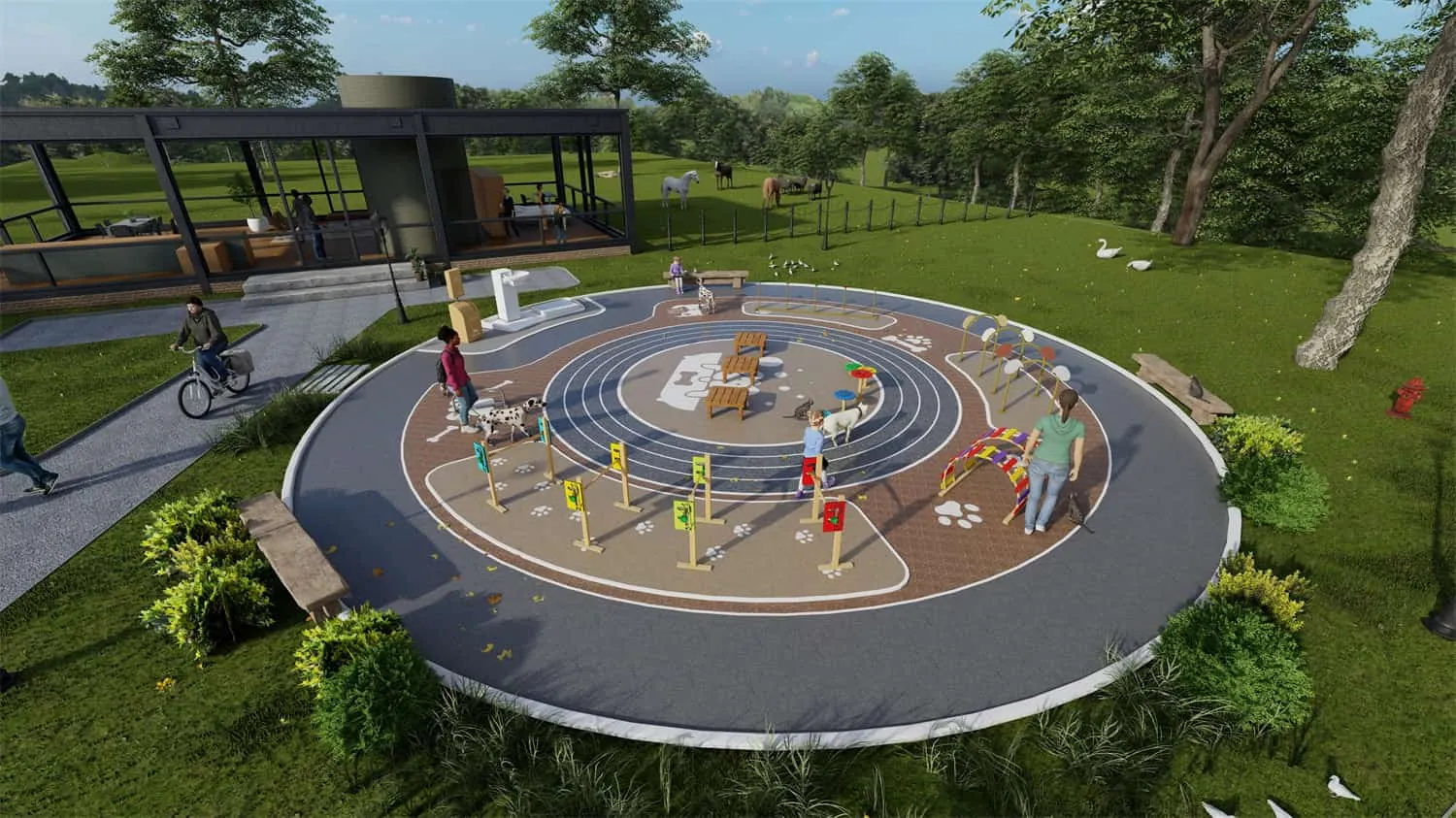 HUADONG Amusement Pet Playground Series HD-HCW002