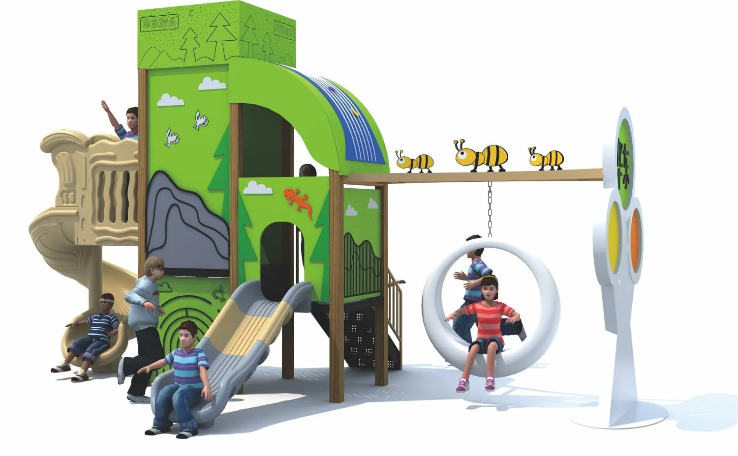 PE Board Series Outdoor Slide HD-LPE041