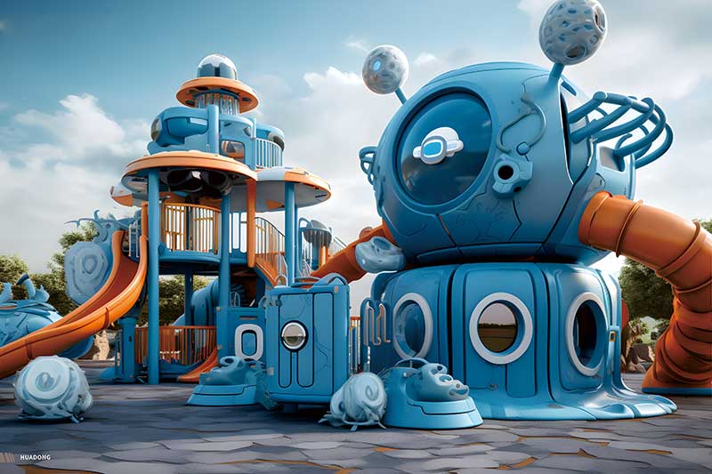Space‑themed Amusement Park