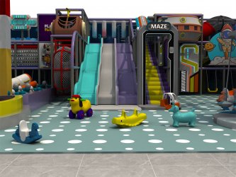 Technology World Theme Children's Playground HD-TTB122