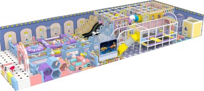 Colorful Series Family Fun Theme Indoor Naughty Castle Children's Paradise HD-TTB