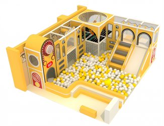 Colorful Series Family Fun Theme Indoor Naughty Castle Children's Park HD-TTB110
