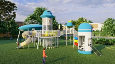 Customized Theme Park HD-DZT115-Space ba<x>se