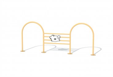 Double Arch Suspended Hurdle Combination Pet Agility Training Equipment HD-HCW013
