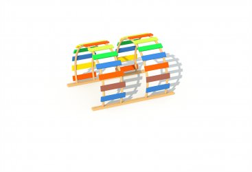 Semi-circle agility training tunnel with cover HD-HCW017