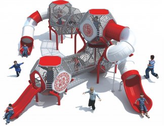 Customized Theme Park Chinese st<x>yle Combination Slide HD-SSW077