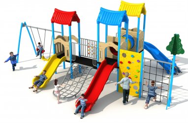  Garden Series HD-LHY032 - Children‘s Slide Slide Combination
