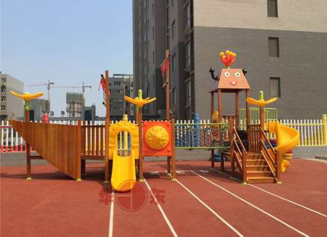Red, Yellow and Blue Kindergarten in Hancheng City,