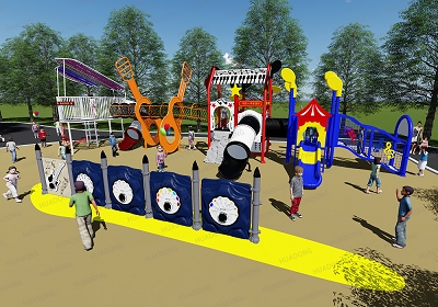 Performer Music Gathering HD-HYY012-Children's Slide, Slide Combination
