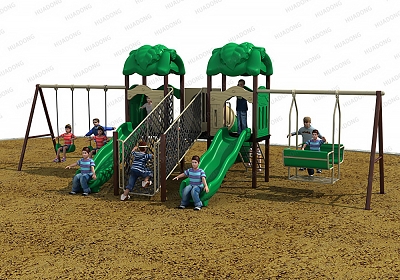 Garden Play HD-LHY016 - Children's Slide, Slide Combination